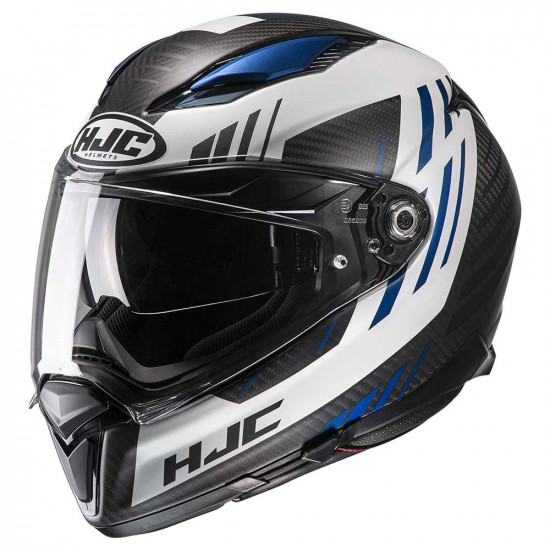 HJC F70 Kesta Carbon Blue Full Face Helmets - SKU F70KEU2XL
