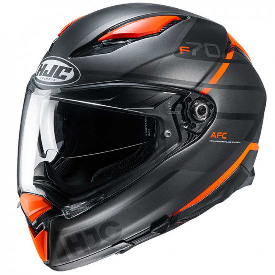 HJC F70 Tino Orange Full Face Helmets - SKU F70TO2XL