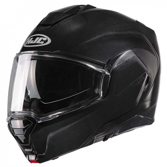HJC I100 Metal Black Flip Front Motorcycle Helmets - SKU I100B2XL