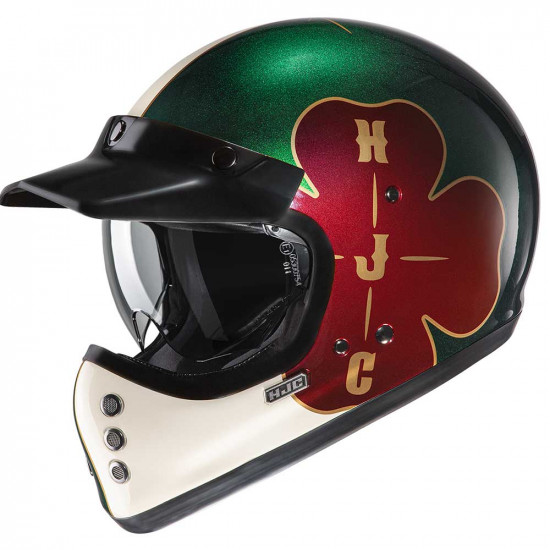 HJC V60 Ofera Green Full Face Helmets - SKU V60OGL