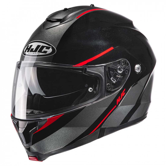 HJC C91 Tero Red Flip Front Motorcycle Helmets - SKU C91TER2XL
