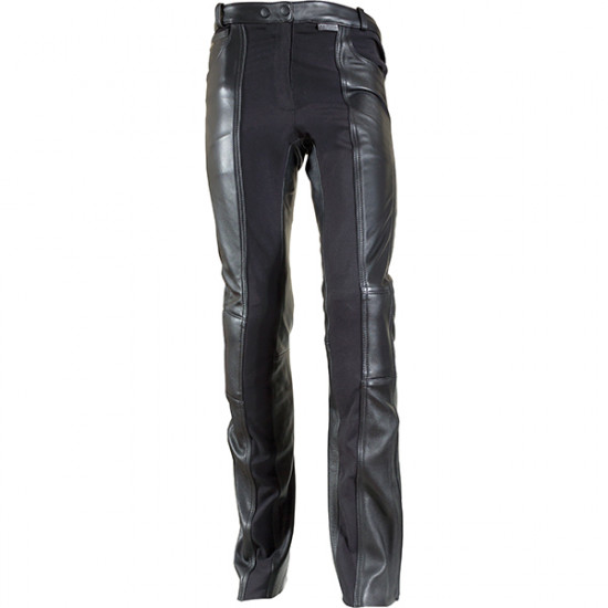 Richa Kelly Leather Trousers Regular Ladies Motorcycle Trousers - SKU 080/KELTRS/BK/08