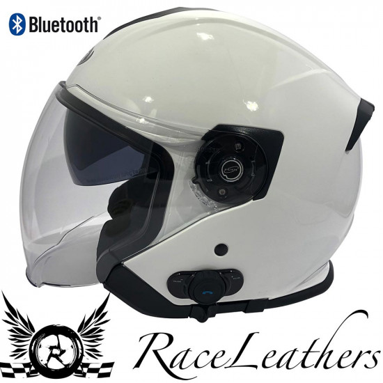Viper RSV10 BL+ 3.0 White Bluetooth Helmet