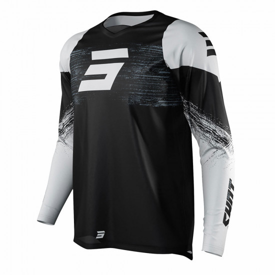 Shot 2022 Raw Jersey Burst Black Motocross Shirts - SKU A09-12D1-A01-08