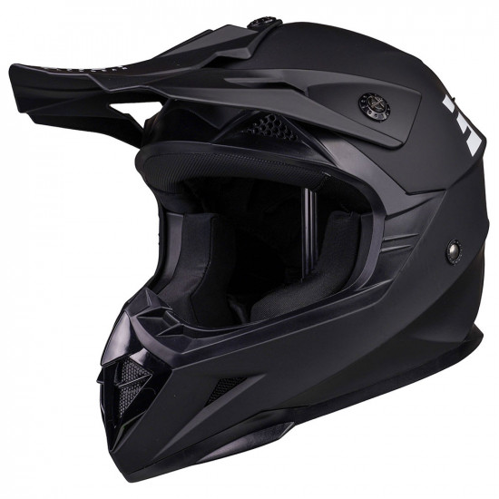 Shot MX Helmet Pulse Solid Black Off Road Helmets - SKU A09-21C1-A01-07