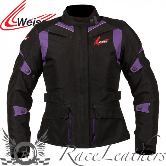 Weise Pioneer Purple Ladies Ladies Motorcycle Jackets - SKU WJLPION6710