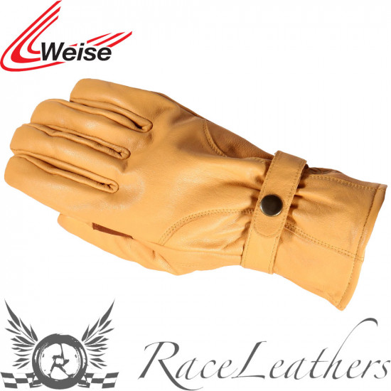 Weise Highway Tan Mens Motorcycle Gloves - SKU WGHIGH572X