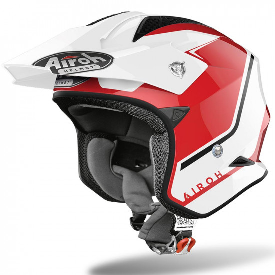 Airoh TRR S Keen Red Trials Helmet Off Road Helmets - SKU 0800618