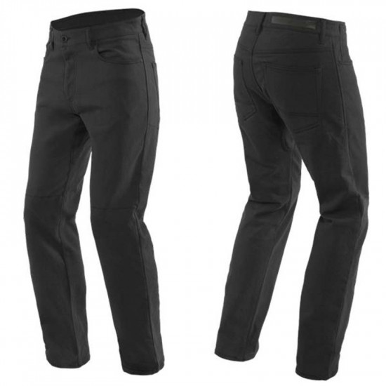 Dainese Classic Regular Tex Pants Black AA Motorcycle Jeans - SKU 914/175514800128