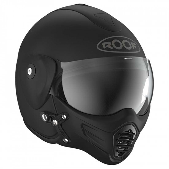 Roof RO9 Roadster Matt Black Open Face Helmets - SKU HRO01170354