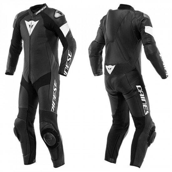 Dainese Tosa 1pc Racing Leathers Black White
