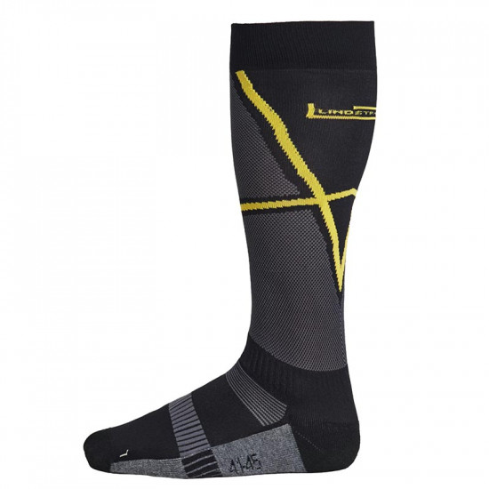 Lindstrands Cool Socks Black Yellow