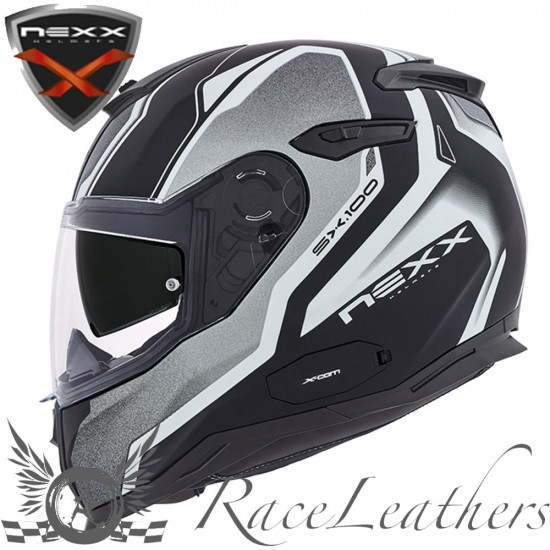 Nexx SX.100 Blast Matt Black Full Face Helmets - SKU 01SXF01152011S