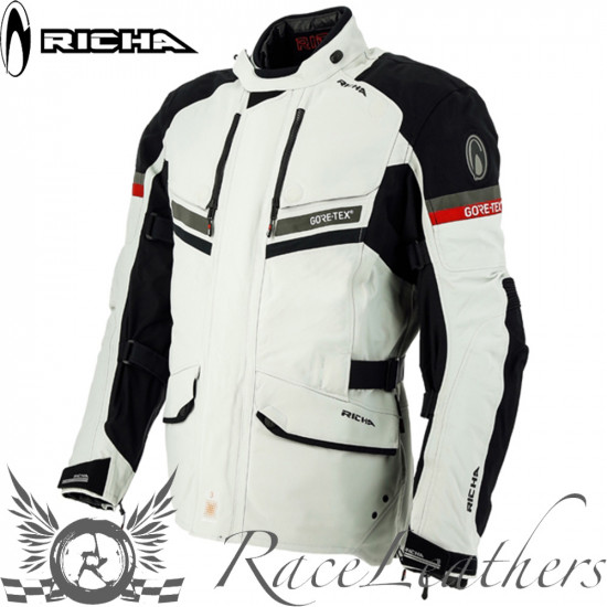 Richa Atlantic GTX Grey Mens Motorcycle Jackets - SKU 082/ATLANJ/GR/02