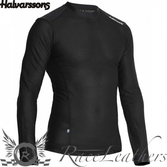 Halvarssons Mesh Sweater Underwear Long Sleeve Black