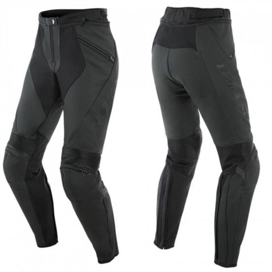 Dainese Pony 3 Ladies Leather Trousers Black