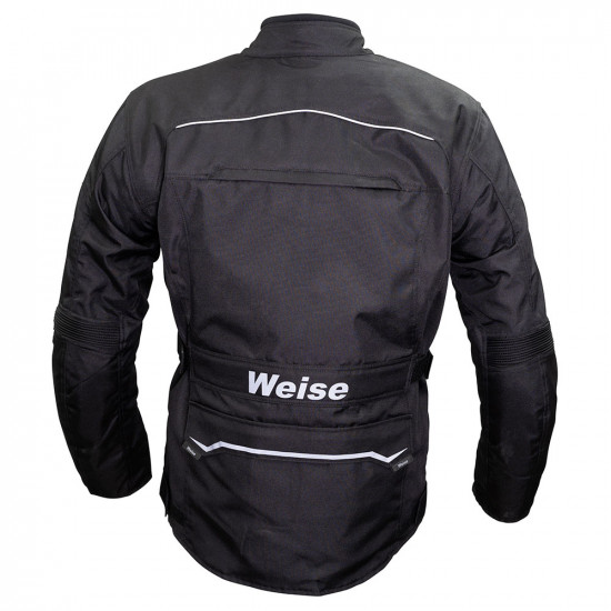 Weise Core ADV Waterproof Jacket Black Mens Motorcycle Jackets - SKU WJCOAD142X