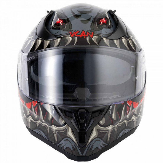 Vcan H128 Titan Grey Helmet £109.99 Full Face Helmets - SKU RLMWHOT055 from RaceLeathers Motorcycle Clothing