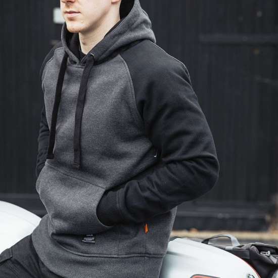 Merlin Stealth Pro S/Layer D3O Pullover Hoody Black/Grey £229.99 Mens Motorcycle Jackets - SKU MCP053/BLK/GREY/2XL from RaceLeathers Motorcycle Clothing