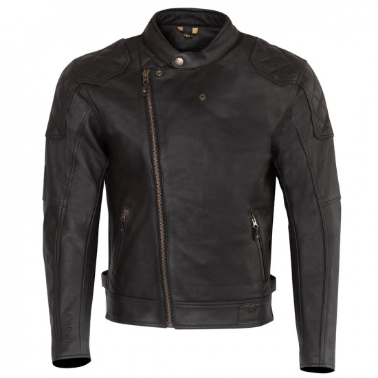 Merlin Chester Cafe D3O Leather Jacket Black