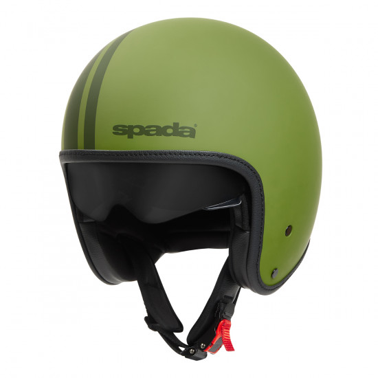 Spada Ace Command Matt Green Helmet Open Face Helmets - SKU 0826465