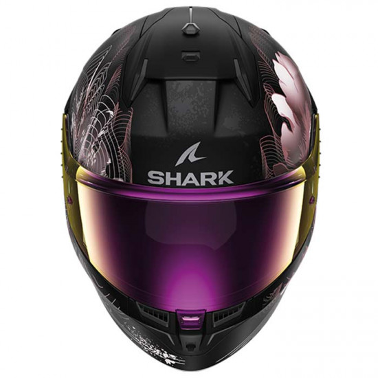 Shark D-Skwal 3 Mayfer Matt Black Anthracite Chrome £218.49 Full Face Helmets - SKU 210/HE0927E/KVQ1 from RaceLeathers Motorcycle Clothing