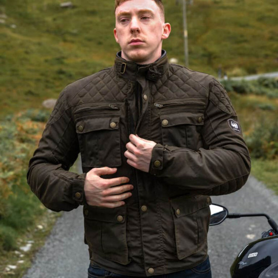 Merlin Edale II Olive Jacket £399.99 Mens Motorcycle Jackets - SKU MTP134/OLV/SML from RaceLeathers Motorcycle Clothing