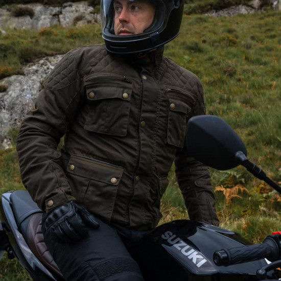 Merlin Edale II Olive Jacket £399.99 Mens Motorcycle Jackets - SKU MTP134/OLV/SML from RaceLeathers Motorcycle Clothing