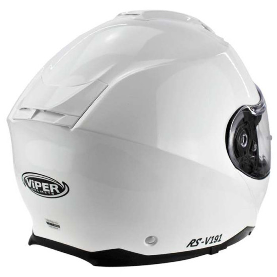 Viper RSV191 Gloss White Blinc Bluetooth £209.95 Flip Front Motorcycle Helmets - SKU A270WhiteXS from RaceLeathers Motorcycle Clothing