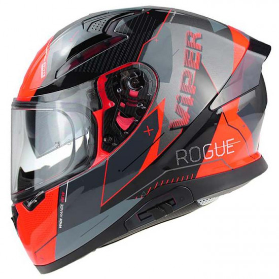Viper RSV95 Rogue Black Red Full Face Helmets - SKU A277RogueBlackRedXS