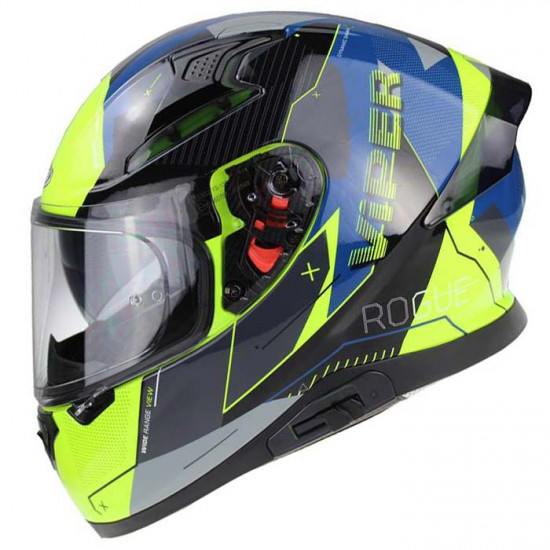 Viper RSV95 Rogue Blue Fluo Full Face Helmets - SKU A277RogueBlueFluoXS