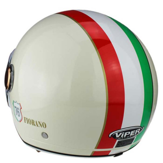 Viper RSV19 Jet Italy Flag £69.95 Open Face Helmets - SKU A348ItalyFlagXS from RaceLeathers Motorcycle Clothing