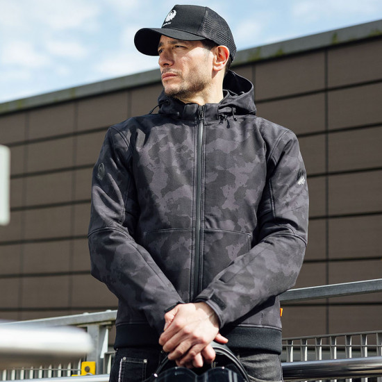 Merlin Torque Midnight Camo Laminated Waterproof Jacket £199.99 Mens Motorcycle Jackets - SKU MWP181/MIDCAMO/2XL from RaceLeathers Motorcycle Clothing