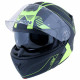 Duchinni D938 Black Neon Flip Front Helmet