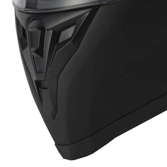 Vcan H128 Matt Black Helmet Full Face Helmets - SKU RLMWHOT001