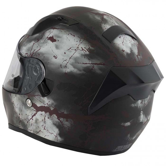 Vcan H128 Rage Helmet Full Face Helmets - SKU RLMWHOT007
