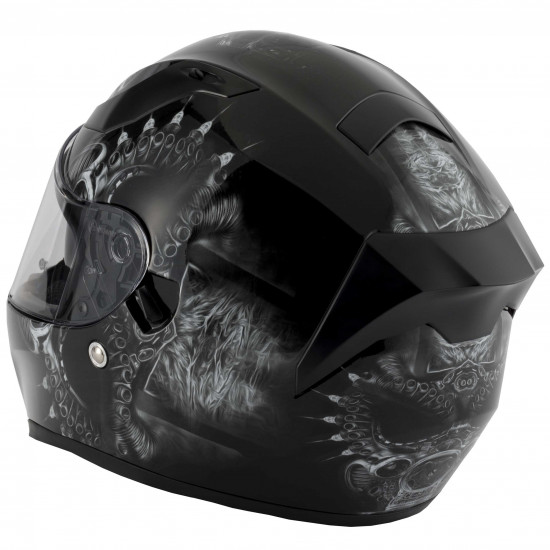 Vcan H128 Drogon Helmet Full Face Helmets - SKU RLMWHOT013