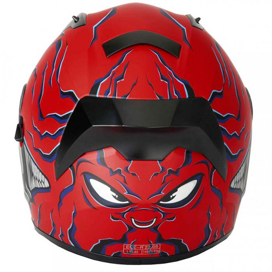 Vcan H128 Mordhi Red Helmet £109.95 Full Face Helmets - SKU RLMWHOT025 from RaceLeathers Motorcycle Clothing