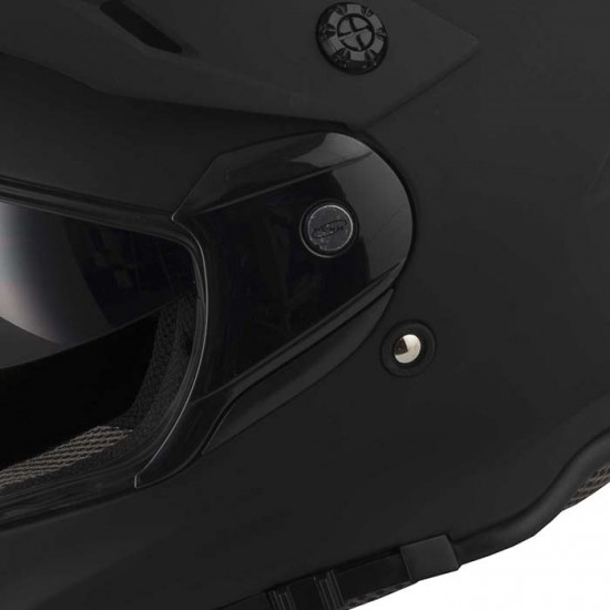 Vcan H331 Dual Sport Adventure Matt Black Full Face Helmets - SKU RLMWHTT001