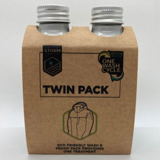 Storm Eco Wash And Proof One Treatment Twin Pack 75Ml £10.80 Rider Accessories - SKU 11951301 from RaceLeathers Motorcycle Clothing