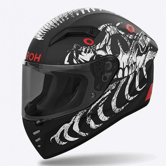 Airoh Connor Myth Graphic Matt Black Full Face Helmets - SKU ARH188L