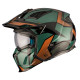 MT Streetfighter SV S P1R Matt Black Green Gold Helmet