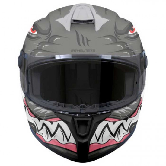 MT Targo S Toby Matt Grey Helmet £89.99 Full Face Helmets - SKU M1343A522123 from RaceLeathers Motorcycle Clothing