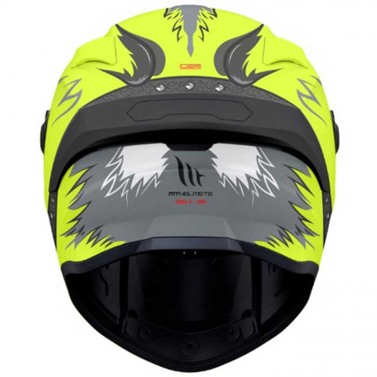 MT Targo S Toby Matt Fluo Yellow Helmet £89.99 Full Face Helmets - SKU M1343A522323 from RaceLeathers Motorcycle Clothing