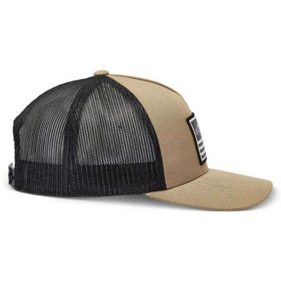 Alpinestars Flag Snapback Hat Sand Black Casual Wear - SKU 1211810132310