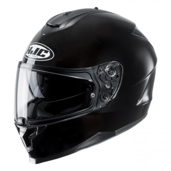 HJC C70N Black £129.99 Full Face Helmets - SKU C70NBXS from RaceLeathers Motorcycle Clothing