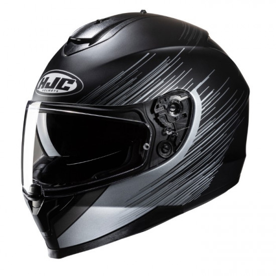 HJC C70N Sway Black £149.99 Full Face Helmets - SKU C70NSBXS from RaceLeathers Motorcycle Clothing