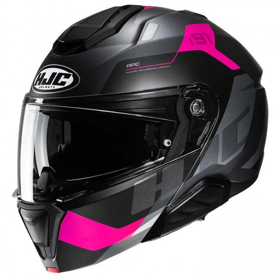 HJC I91 Carst Pink Flip Front Motorcycle Helmets - SKU I91CPXS