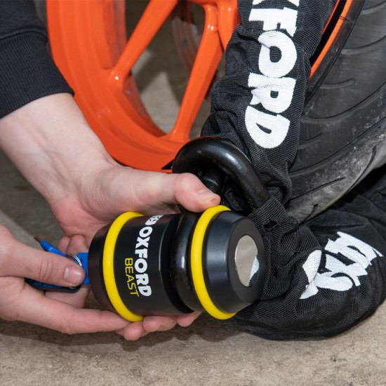 Oxford Beast Lock £159.99 Security - SKU LK120 from RaceLeathers Motorcycle Clothing