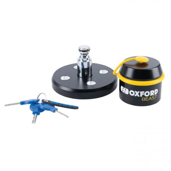 Oxford Beast Floor Lock £239.99 Security - SKU LK115 from RaceLeathers Motorcycle Clothing